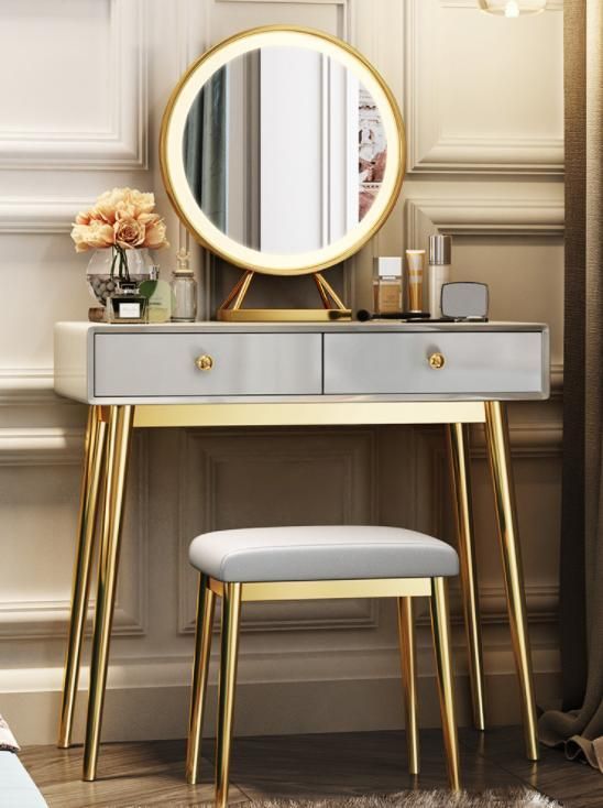 Dressing Table Modern Dressing Table Mirror Storage Vanity Cabinet Bedroom Furniture Corner Dressers