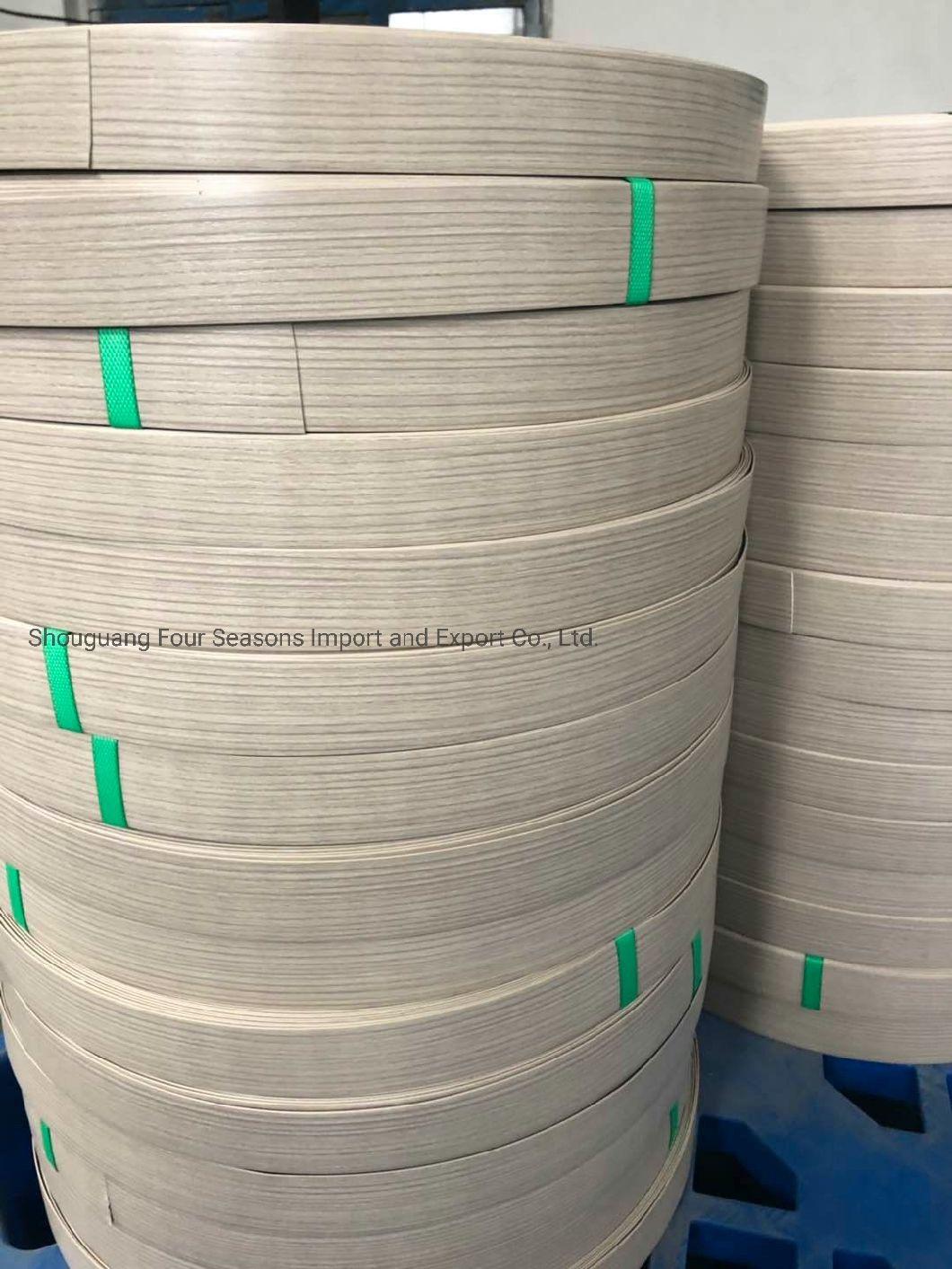 Matt/Sati/Stone/Fabric Surface Finish PVC Edge Banding to Match Melamine Board