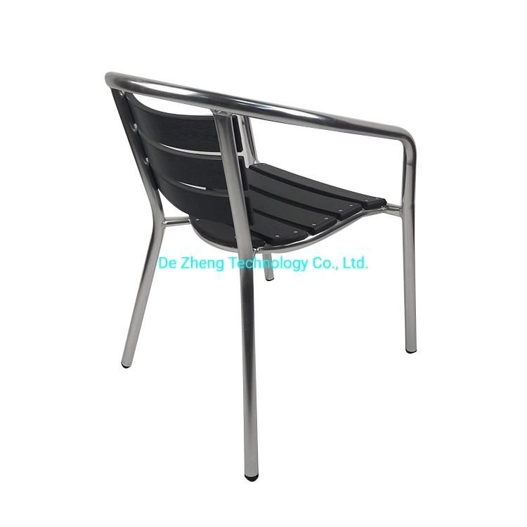 High Quality Simple Commercial French European Roof Pool Outdoor Cafe Dining Chair Set
