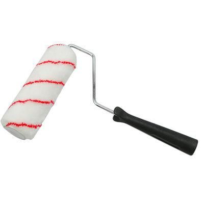Top Choice for Painting Tools Red Color Stripe Fabric Paint Roller Brush