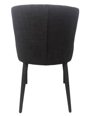 Special Shape Factory Dining Chair Fabric Metal Dining Furniture