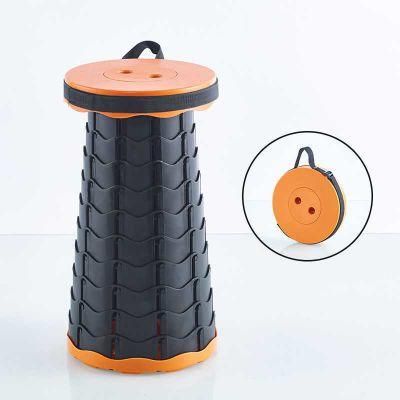 Extendable Outdoor Portable Plastic Folding Retractable Beach Stool Chair for Camping Travel Fishing Hiking Chair