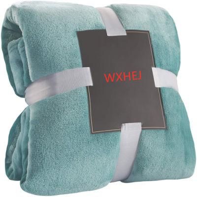 Good Quality Custom Soft Polyester Fleece Throw Blanket for Winter Bed Blankets