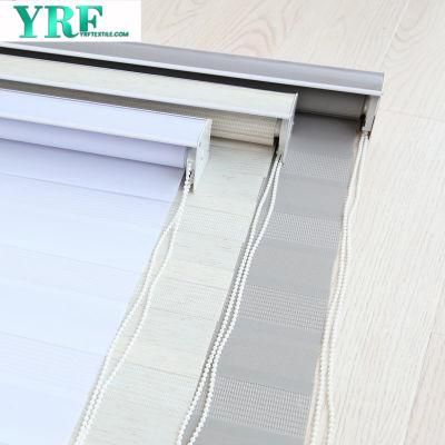 Zebra Roller Blinds with Valance Double Layer Zebra Fabric Curtains