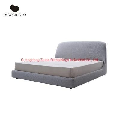 Home Furniture Bedroom Furniture Macchiato Brand Modern Design Fabric Bed