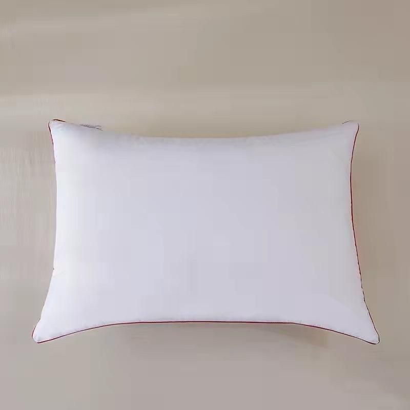 Factory Supply Brushed Microfiber Fabric Polyester Fiber Padding Cheapest Bed Sleeping Neck Pillow Insert