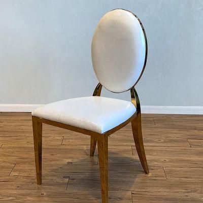 Furniture Luxury PU Modern High Back Wedding Dining Chair