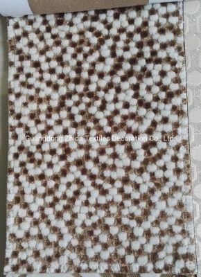 Home Textiles Cut Velvet Terciopelo DOT Jacquard Decorative Cushion Almohada Fabric