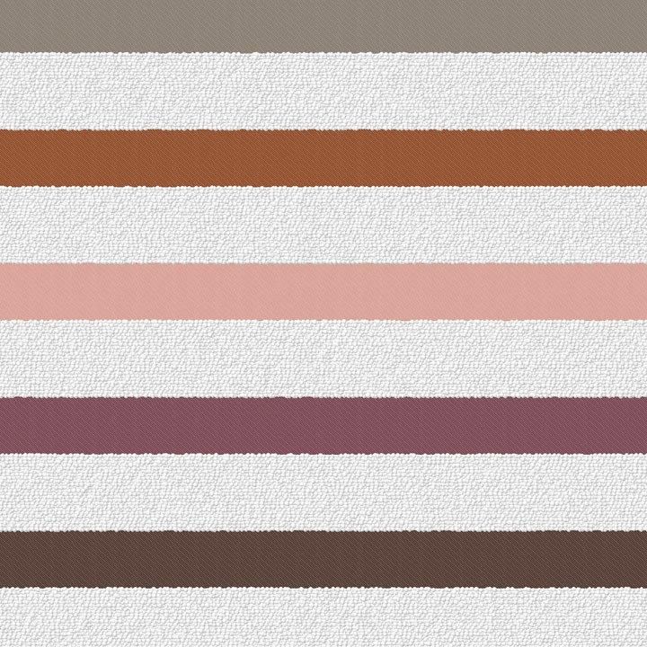 Home Textile Luxuriant Wool Rainbow Grid Upholstery Sofa Fabric