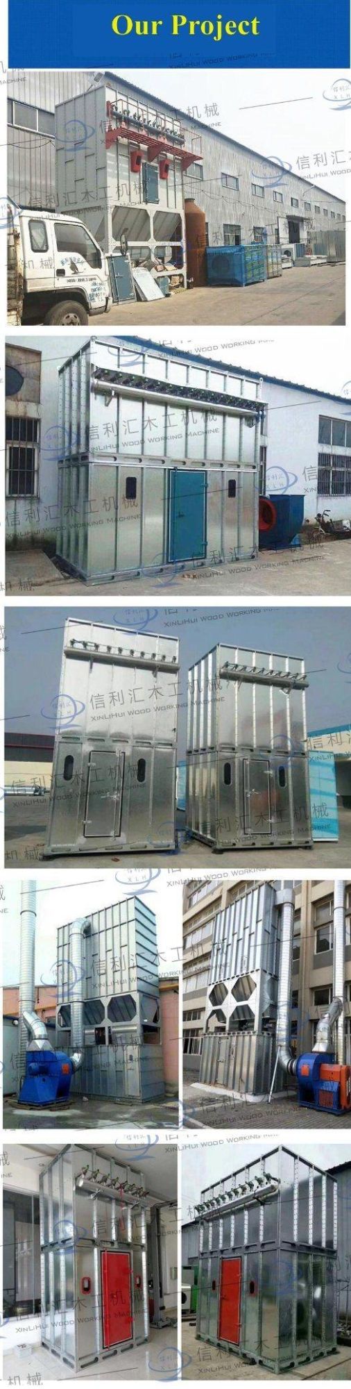 Woodworking Furniture Factory Central Dust Removal Pulse Bag Dust Collector Industrial Dust Removal Equipment Environmental Protection Equipment Dust Recycling