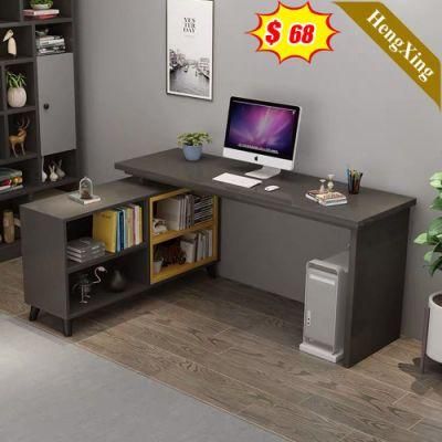 L Shape Modern Home Office Living Room Bedroom Furniture Storage Home Office Gaming Table Desk Wooden Computer Desk (UL-22NR61774)