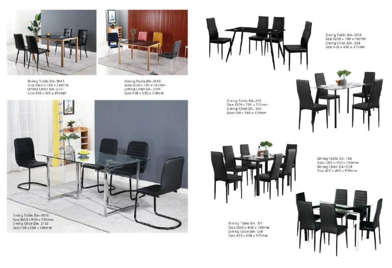 China Wholesale Modern Home Furniture Restaurant Upholstered Dining Chair for North America Europe Market