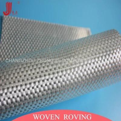 Plain Weave E-Glass Fiberglass Woven Roving 600GSM