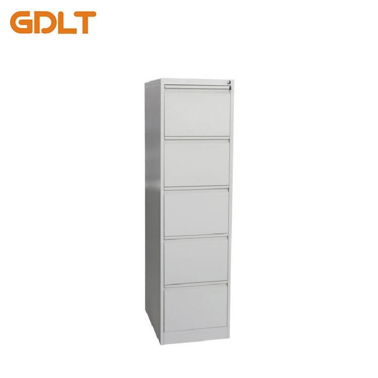 5 Drawers Office Furniture Knock Down Filing Cabinet