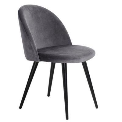 China Hebei Cheap Contemporary Modern New Top Z Shape Leather PU Black Metal Iron Dining Chair Modern Dining Chair Set Designer