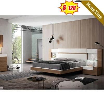 Quality Design Newest Bedroom Sets Furniture Storage Stylish Wooden Queen Wood Bed