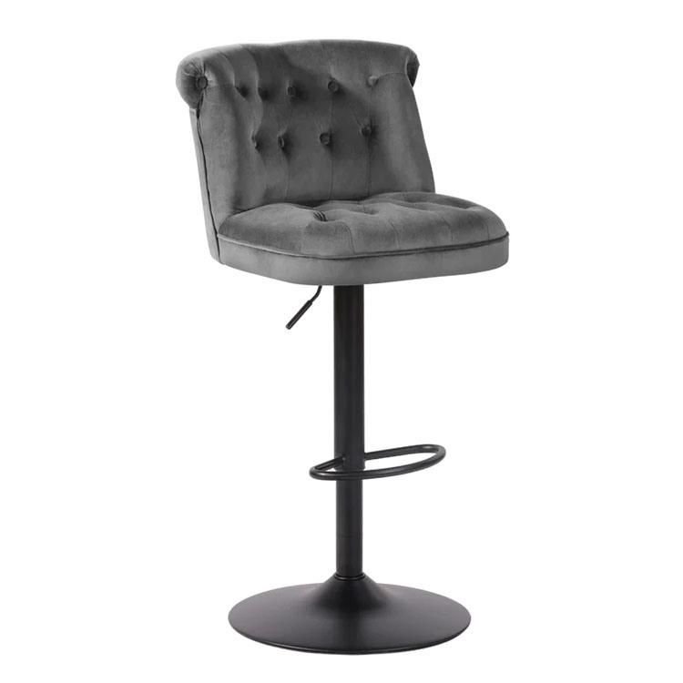 Bar Chair Velvet Chairs High Bar Chair High Quality Stools Bar Chair Modern with Stainless Steel Stand High Chair for Bar Velvet Table Counter Chairs Elegant