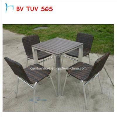 Stackable Rattan Chair and Home Dining Table