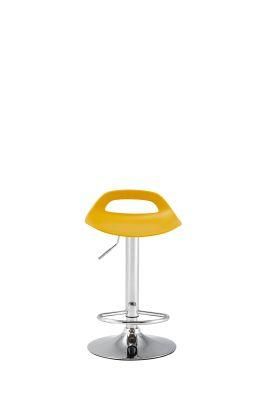 Bar Plastic Chair Plastic Bar Chair Modern Leisure Adjustable Bar Stool Plastic Spoon Bar Chair