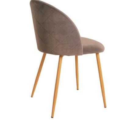 Hot Sell Living Room Velvet Italian Dining Chairs with Back Side Ring