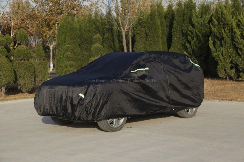 Car Cover Waterproof All Weather Oxford Fabric in Black