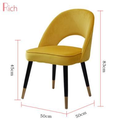 Restaurant Leisure Furniture Fabric Chair Modern Style Dining Room Chair