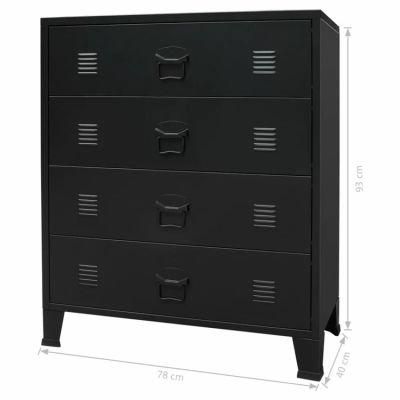 Good Quality Optional Color 4 Layer Drawers Metal Cabinet Steel Chest