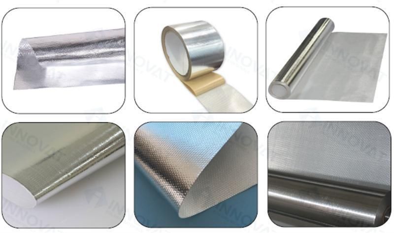 Heat Insulation Aluminum Foil Fiberglass Cloth for Fire Blanket Materials/Fireproofing Aluminum Aluminium Foil Coated Fiberglass Fabric Cloth Rolls