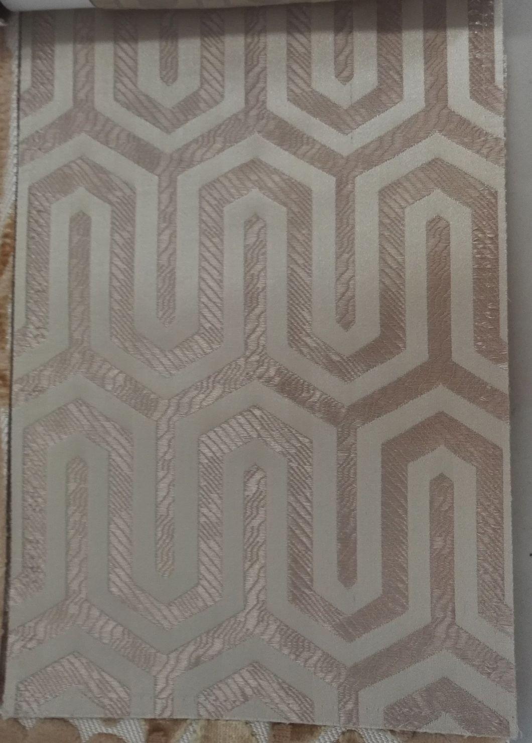 Hotel Textiles High Density Cut Velvet Jacquard Decorative Cushion Almohada Fabric