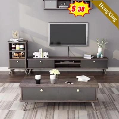 Popular MFC Home Living Room Bedroom Modern Furniture Marble Top TV Stand Coffee Table