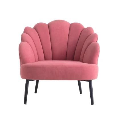 Hot Sale Wholesale High Quality Modern Living Room Soft Fabric Velvet Chair