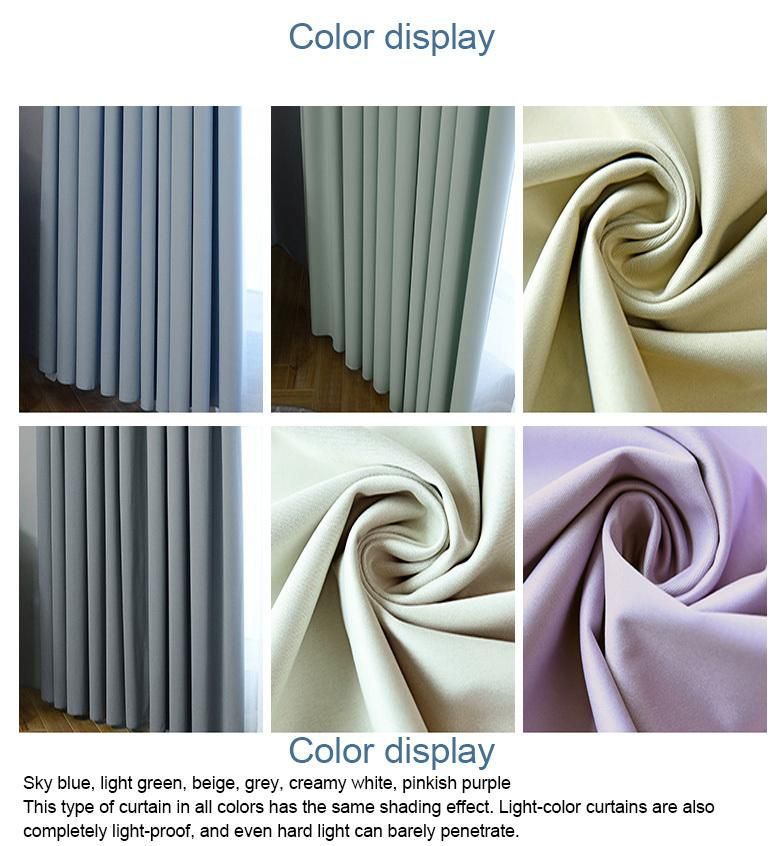 Made in China Latest Style Colors Plain Curtain Fabric Window Blind for Hospital