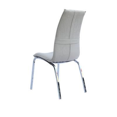 Modern Fabric Electroplating Dining Chair for Living Room Hotel Restaurant