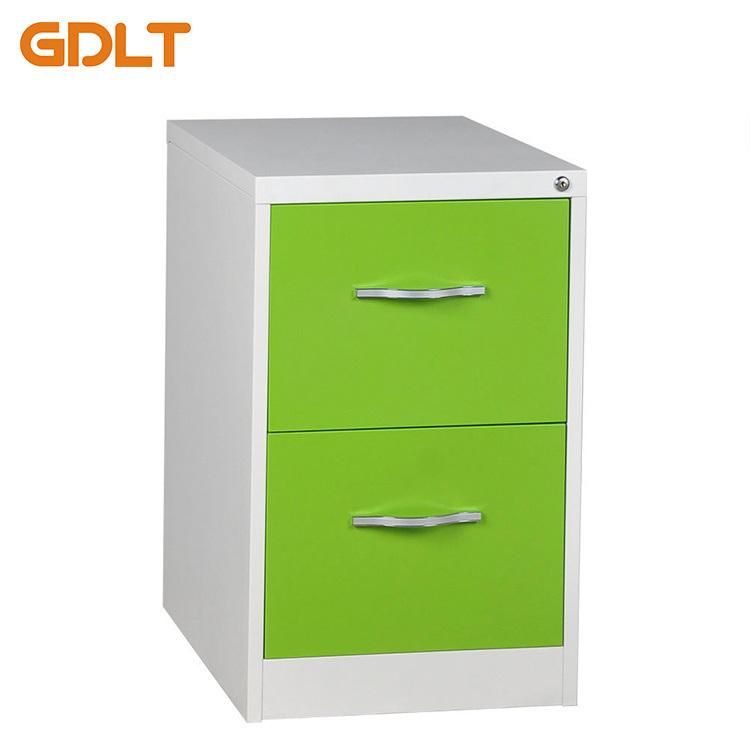 The Outer Clasp Hands 2 Drawers Metal Filing Cabinet