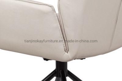 Dining Chairs Upholstered Velvet Kitchen Side Chairs with Armrests Metal Legs, Corner Chairs for Living Room