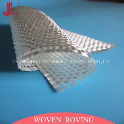 Width 200mm Fiberglass Woven Roving Wr600 for FRP Winding Process