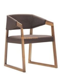 (SD-1005F) Nordic Style Restaurant Wooden Dining Chair with Fabric Seat