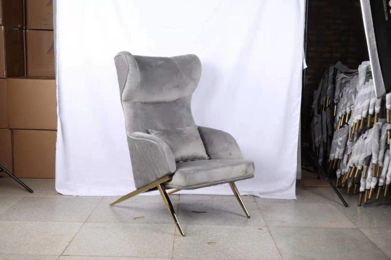 Upholstery Leather Sofa Chair for Hotel Room
