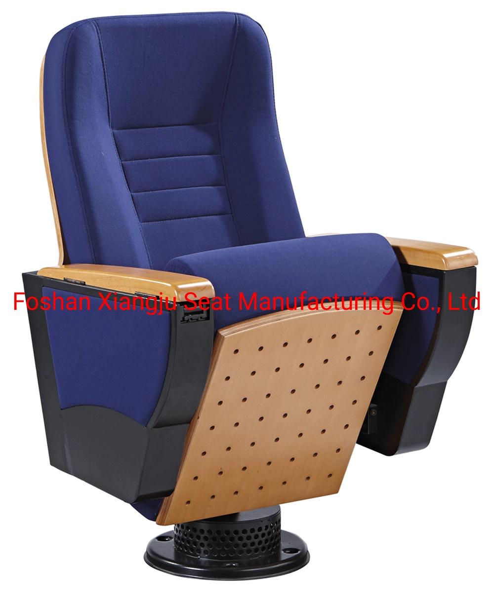 Simple Design Metal Base Theater Cinema Seat Auditorium Chairs with Writing Pad