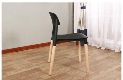 2021 Living Room Nordic Computer Chairs Plastic Coffee Shop Portable Chair Restaurant Dining Room Wooden Chairs