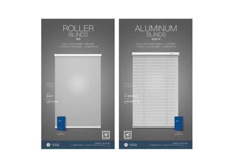 Blackout Fabric Window Shade Roller Blind for Indoor