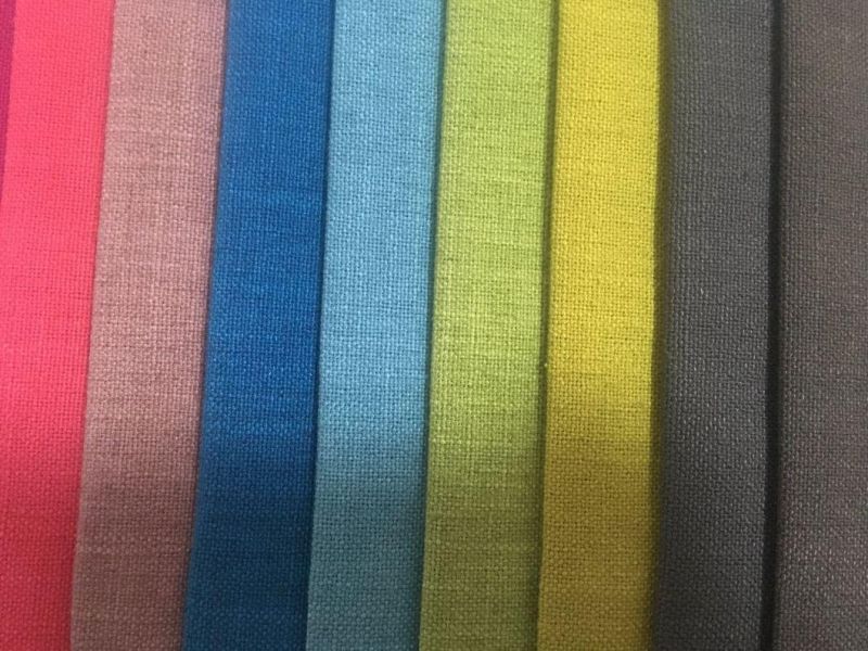 Linen Sofa Fabric/Plain Woven Fabric