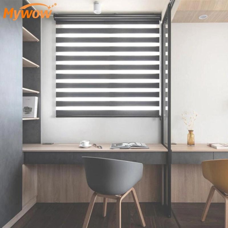 Window Decoration High End Zebra Blinds Fabric Day and Night Double Roller Blinds