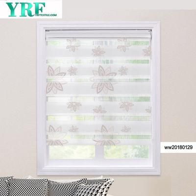 Automatic Motorized Zebra Blinds Custom Size Rechargeable Electric Roller Blinds