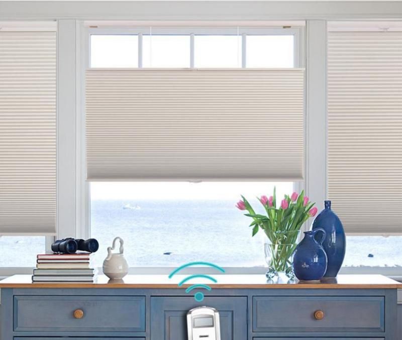 Cellular Window Shades Honeycomb Blinds Cordless Blackout Non-Woven Fabric Pull Push Control for Windows