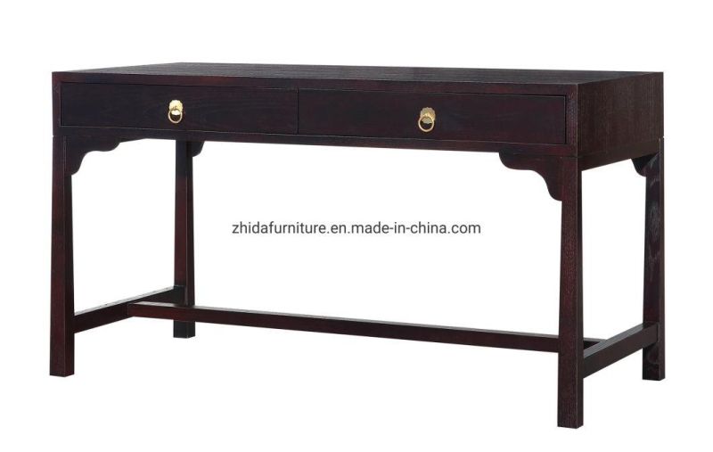 Chinese Style Antique Black Wooden Console Table
