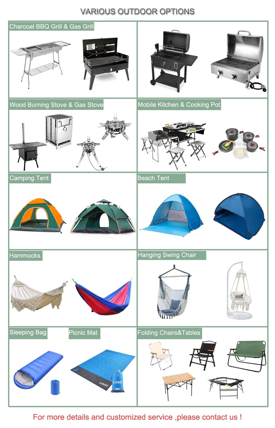 Wholesale Cheap Steel Tube 600d Fabric Portable Camping Folding Double Stool Chairs