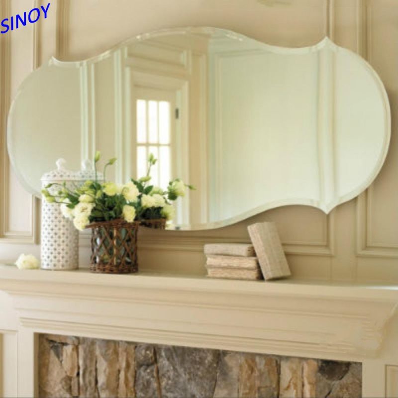 Frameless Rectangle Shaped Bathroom Mirror