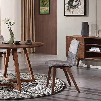 Wholesale Home Furniture Modern Fabric Wooden Dining Chair for Project