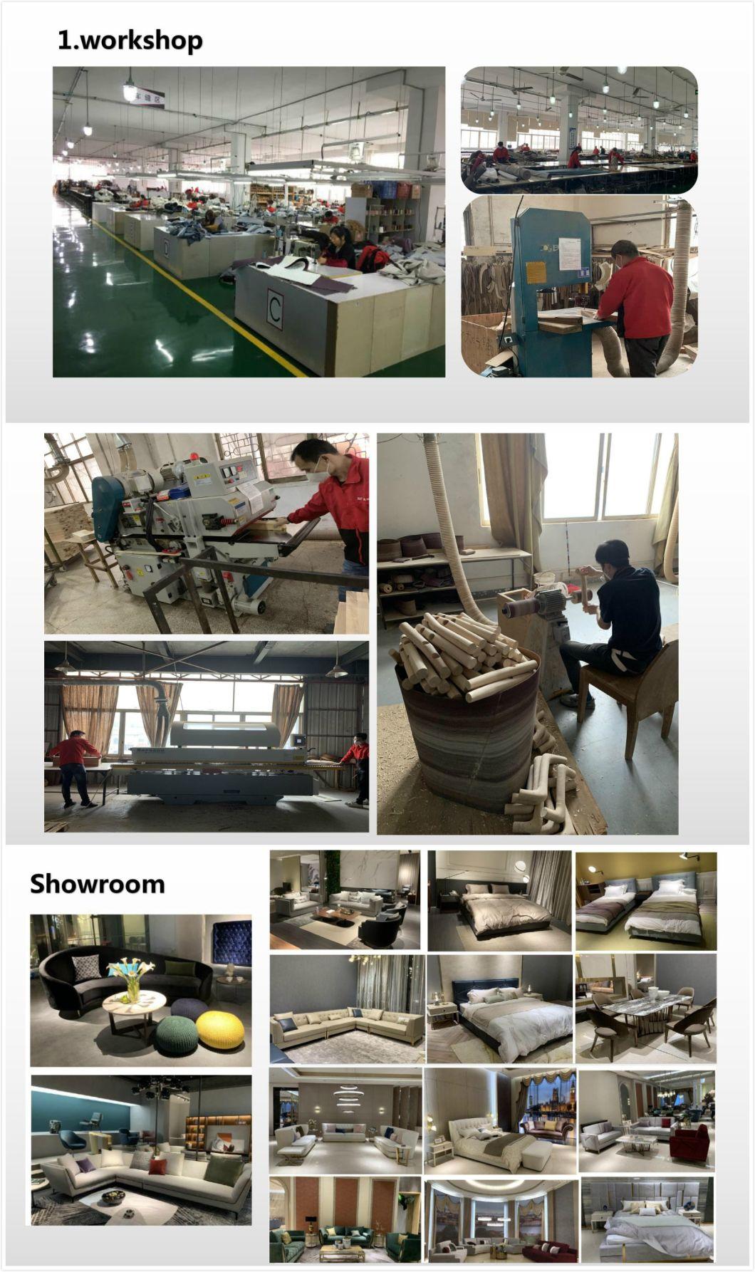 Modern Foshan Factory Wholesale Center Tea Table Wooden Home Furniture Living Room Square Marble Coffee Table